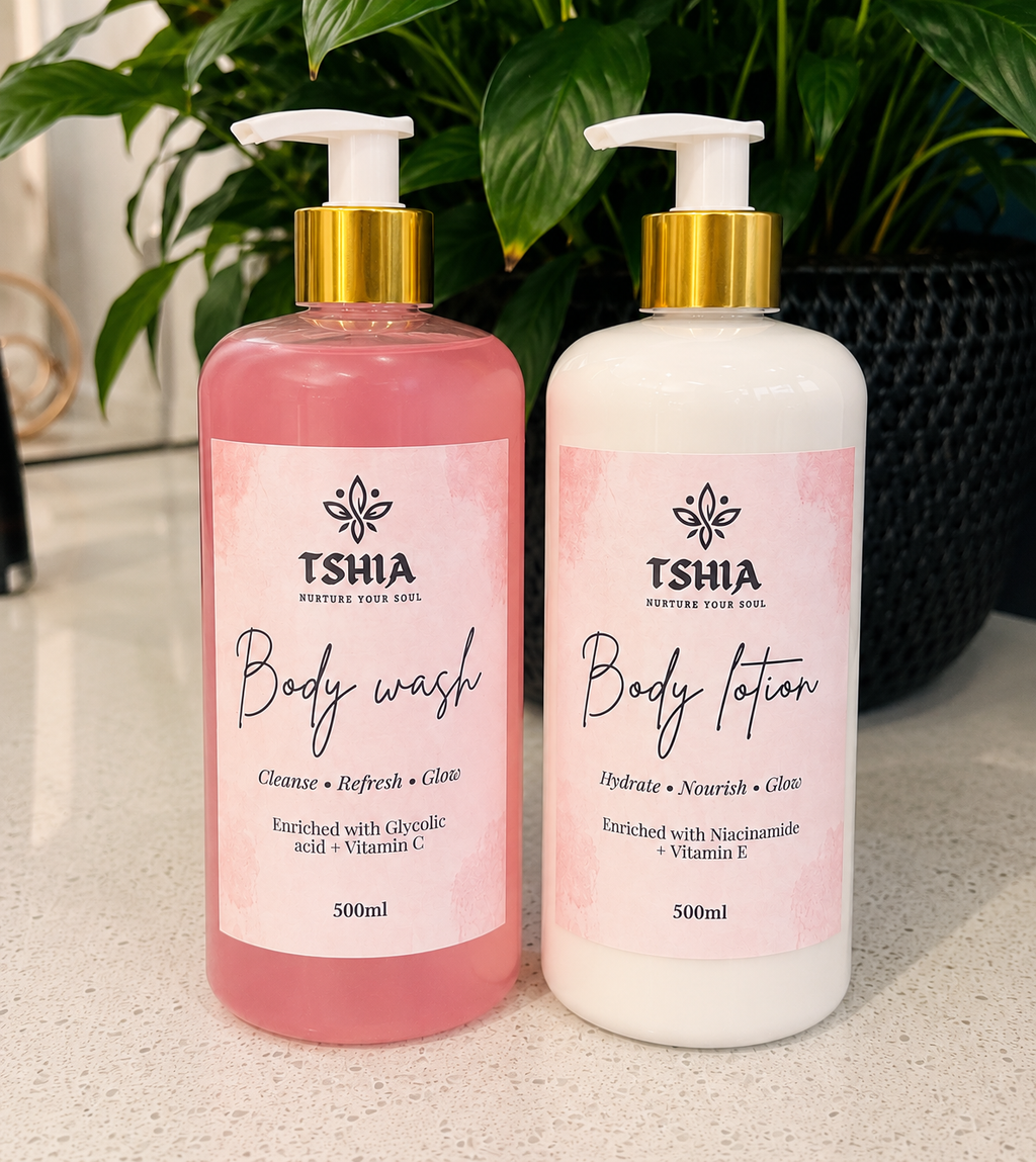 Glycolic Acid body wash & Niacinamide body Lotion