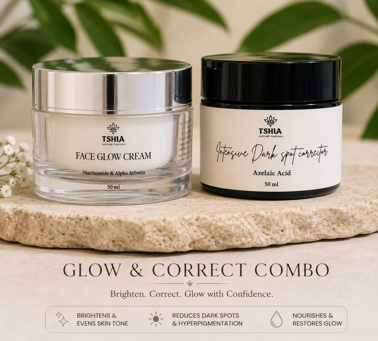 Hyperpigmentation face cream combo